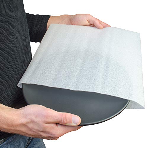 9.5" x 9.5" Foam Wrap Pouches Cushioning for Packing Moving Shipping and Storage Supplies - Foam Pouches is Great Alternative to Air Sheets and Bubble Packing Envelopes - 50 Pack