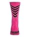 Under Armour Men's Undeniable Mid Crew Socks, Tropic Pink/Black, Large