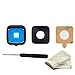 Ewparts 5 in 1 Replacement Part for Samsung Galaxy Note 4 N910 N910a N910t Camera Lens Repair Replacement Part with Screw Driver Color Black