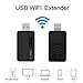 USB Wi-Fi Range Extender,TONGJI High Gain 2.4GHz 300Mbps Wireless WiFi Signal Range Amplifier (Black)