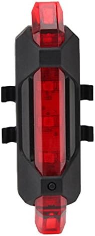 Tovinx Portable Rechargeable LED USB Cycling Bike Tail Light Taillight MTB Safety Warning Bicycle Rear Seat Light Lamp Bycicle Light(Red)