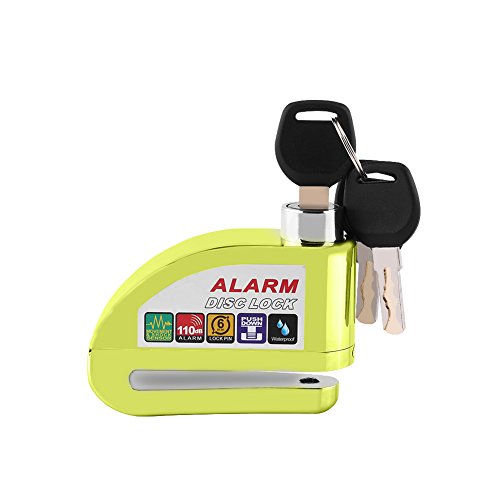 image for Qiilul Motorcycle Scooter Bicycle Anti-theft Disc Brake Lock Security 