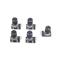 Cylewet 5Pcs KY-040 Rotary Encoder Module with