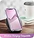 i-Blason Cosmo Full-Body Bumper Case for iPhone Xs (2018) / iPhone X (2017), Purple Glitter, 5.8
