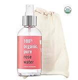 Rose Water Spray: 100% Organic Facial Toner Mist (4oz)