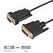 Active DVI to VGA, SAYTAY 6FT DVI 24+1 DVI-D M to VGA Male High Resolution with Chip Gold Plated Connectors Active Adapter Converter Cable for PC DVD Monitor HDTV