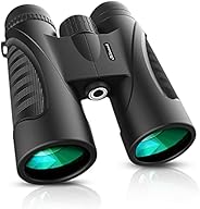 Binoculars for Adults 12 x 50 High Powered for HD Waterproof Zoom, Powerful Binoculars with Clear and Durable 