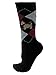Scottish Terrier Argyle Print Womens 6 Pack Crew Socks