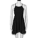 NEARTIME Women's Dress, Hot Cocktail Backless Bandage Sleeveless Mini Dress (S, Black)