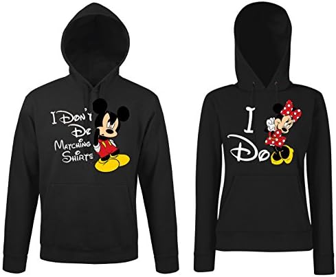 TRVPPY 2X Couple Partner Men's & Women's Hoodie/Model Mickey & Minnie Mr. Mrs./in Different Color and Sizes/Hooded Sweater Jumper