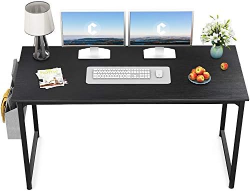 black metal desk