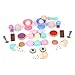 Kinder Toys Network Value Pack Sweet Treats Toy Food Set (30 Pcs) with Ice Cream, Donuts, Macarons, Chocolate Bars, Cookies