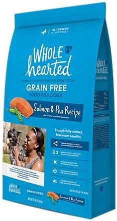 wholehearted salmon dog food ingredients