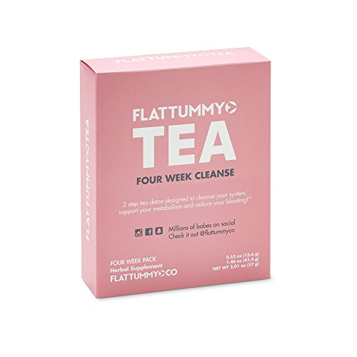 Flat Tummy Tea 4Week Detox Herbal Tea To Help Kick That Bloated and