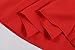 Bonny Billy Girls Long Sleeve Solid Pleated A-Line Children Dress with Bow 10-11 Years Red