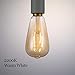GMY LED Edison Light Bulb E26 3W Equivalent to 20W 120V Dimmable 2200K Warm White Vintage LED Filament Bulb Amber Pack of 4