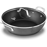 Calphalon 1932442 Classic Nonstick All Purpose Pan with Cover, 12-Inch, Grey