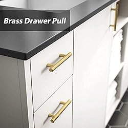 goldenwarm 15 Pcs Gold Cabinet Pulls Drawer Handles