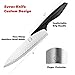 Suvac Chef Knife Professional 8 Inch Kitchen Knife with Finger Guard Protector a Multipurpose Stainless Steel Chefs Knife with Comfortable Handle