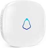 SECRUI Wireless Doorbell Receiver Plug In 52 Chimes 1000ft IP55 White