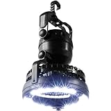 LayOPO Portable LED Camping Lantern Outdoor Camping Combo LED Tent Lantern with Ceiling Fan for Backpacking, Hiking, Fishing, Outdoor Lighting Bug Out Bag Camping Equipment