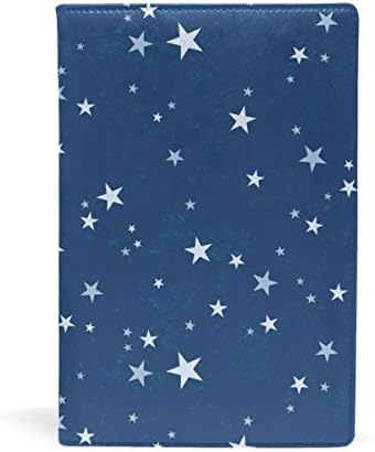 EZIOLY Christmas Stras Stretchable Book Cover Fits Most Hardcover Textbooks up to 8.7" x 5.8" Adhesive-Free Fabric School Book Protector. Easy to Apply. Wash & Re-Use