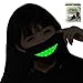 Mouth Mask ZWZCYZ Masks Cotton Cool Green Glow Teeth Luminous Anti Dust Muffle Kpop Face Mask for Cycling Party Halloween Gift Cosplay