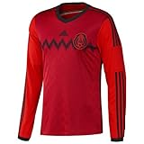 Adidas Mexico Away Jersey Long Sleeve [RED/BLACK]