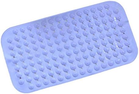 Matacai Best Anti Slip Bath and Shower Mat，With Massage the soles of the feet，Anti-bacterial,Machine-washable,Superior Grip and Drainage for Smooth (non-textured) tubs only