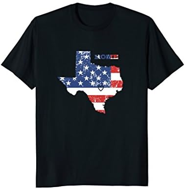 State Home Map of Texas Long Sleeve TShirt Apparel