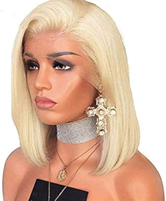 Amazon Com 13x6 Short Bob Lace Front Human Hair Wigs African