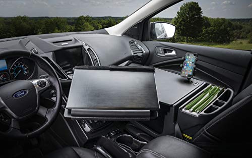 Automotive Autoexec Aue10072 Reach Front Seat Car Desk Black With
