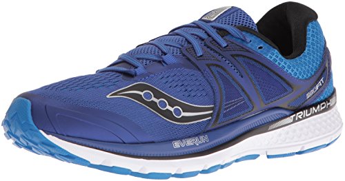 Saucony Men's Triumph ISO 3 Running Shoe, Blue/Silver, 11.5 M US