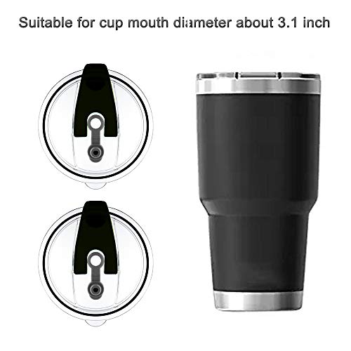 20 OZ Tumbler Replacement Lids, (2 Pack)Spill Proof and Splash