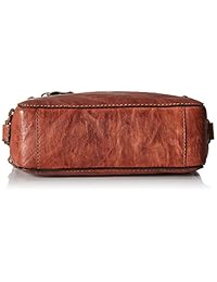 FRYE - Bolso bandolera de piel con cremallera para cámara