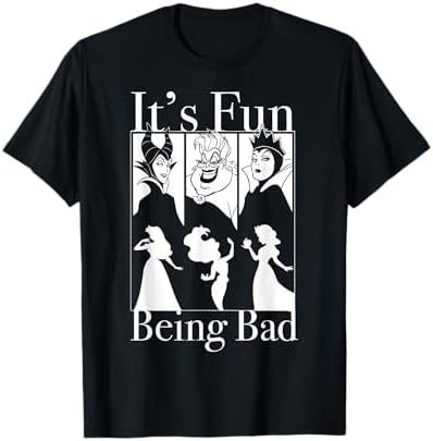 Amazon.com: Disney - Villains Bad Girls T-Shirt : Clothing, Shoes