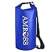 Amross 20L Waterproof Dry Bag, Shoulder Strap Included. The Perfect All-Season Waterproof Bag! Kayaking, Boating, Fishing, Camping, Hiking, Severe Weather and More