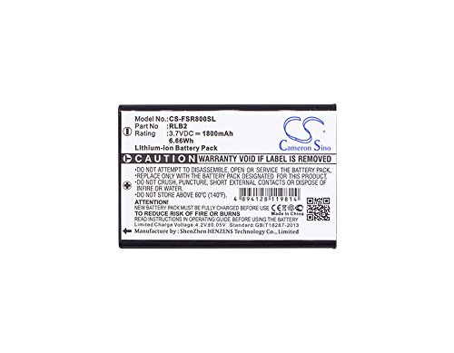 Fieldpiece RLB2 Battery - Replacement for Fieldpiece SRL2 Leak Detectors (Li-ion,3.70V,1800mAh / 6.66Wh )