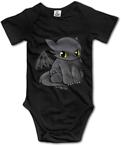 Cute Cartoon Anime Monster DarkDragon Soft Baby Onesie Bodysuit Outfits