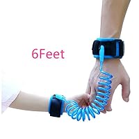 Anti Lost Wrist Link, Dealzip Inc® Safety Harness Leash Strap for Kids Children Baby Toddlers(2m,Blue)