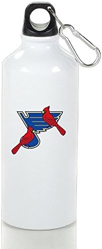 St. Louis Blue Birds Youth Primary With Ring Aluminum Sport Bottle White