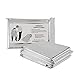 Marathon Emergency Mylar Thermal Blankets. Pack of 25. Canadian Government Issue. Used for Disaster Preparedness, Camping, Running, Hiking & First Aid Kits. Color-Silver. SKU- HW030011/25thumb 2