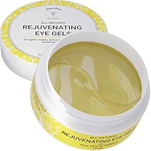 Caffeine Under Eye Patches & Hydrogel Masks (30 Pairs) - All Natural Anti Aging Treatment for Bags, Puffiness, Wrinkles…