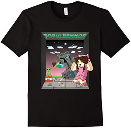 Mens Popularmmos. Gaming With Jen Shirt Small Black