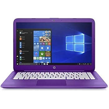 HP Stream 14-inch Laptop, Intel Celeron N3060 Processor, 4 GB SDRAM Memory, 32 GB eMMC Storage, Windows 10 Home in S Mode with Office 365 Personal for one Year (14-cb020nr, Infinity Purple)