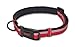 HALTI Comfort Collar - Nylon and Neoprene-Padded Comfy Dog Collar, Reflective, Easy to Fit & Use. Colorful two-tone design, Suitable for Medium Dogs and Puppies (Size M, Red)