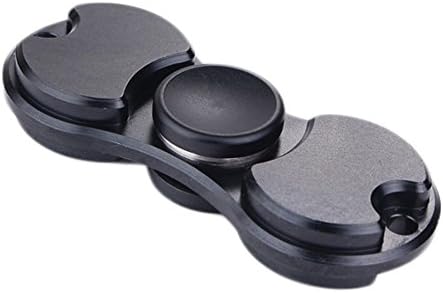 MaccTech EDC Fidget Spinner Toys,HandSpinner High Speed Aluminum Bearing ADHD Focus Anxiety Relief Toys or Killing Time (Black)