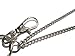 ATLanyards Just A Plain Chain Lanyard - Stainless Steel Strong Badge Holder
