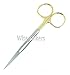 Scissors 4.5 inch Straight with tip protector Gold Plated handle Dental Surgical art & craft BY Wise Linkers