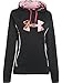 Under Armour Women's Storm Caliber Hoodie, Black (001)/Perfection, Large